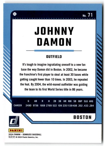 2024 Donruss Baseball Base Set (#1-200) Complete your set - You pick Card - Picture 143 of 401