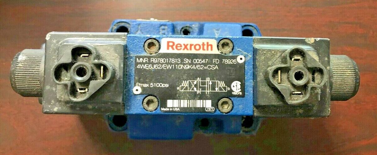 New REXROTH HYDRAULIC DIRECTIONAL CONTROL VALVE R978017813 New REXROTH HYDRAULIC DIRECTIONAL CONTROL VALVE R978017813