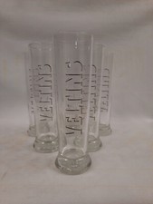Veltins Szeneglas 5x 0,25 l Bierglas Gastro schwarze Eichmarke (nur 5 Gläser !)