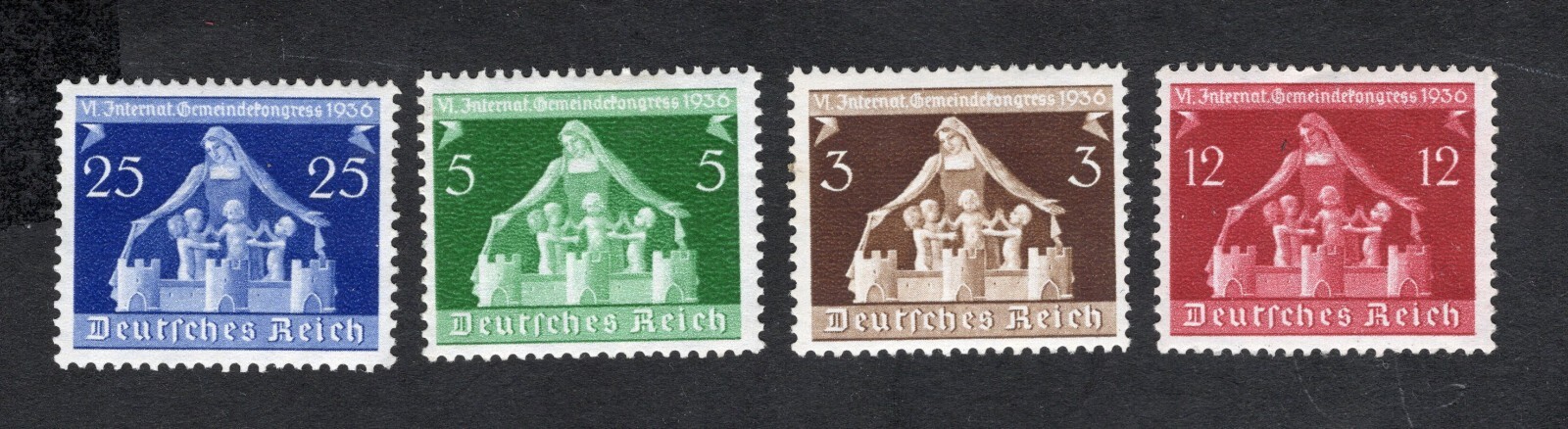 German Reich 1936 stamps Mi#617-20 START10%ONLY MNH CV=24$
