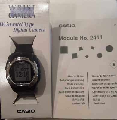 Casio Color Wrist Camera Watch Silicone Band w/Infrared Casio Color Wrist Camera Watch Silicone Band w/Infrared