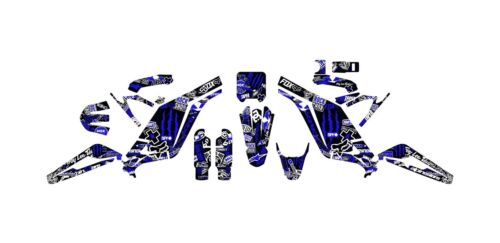 SUR RON LIGHT BEE X Blue Black Stickerbomb Decals Stickers Wrap Graphics Kit - Foto 2 di 2