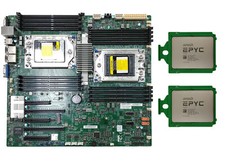 AMD EPYC 7532X2 Supermicro H11DSI-i REV2.0 32 cores 64 threads motherboard