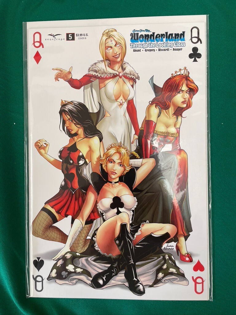 Grimm Fairy Tales Zenescope Wonderland Through the Looking Glass #5 B