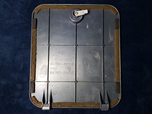 90-95 Toyota 4Runner Rear Right Tire Tool Access Cover Panel Door Storage BLUE - Foto 3 di 3