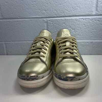 Adidas Stan Smith New Bold Gold Metallic Athletic Sneakers Womens