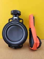 NEW +GF+ 161 567 027 Type 567, 6" PVC Butterfly Valve, d160DN150, Wafer Style