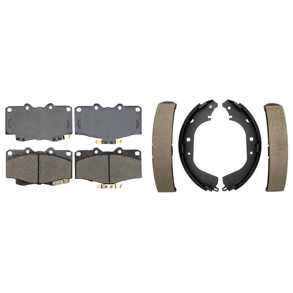 Pastillas de freno y zapatas de freno delanteras traseras de cerámica para Toyota 4Runner 1996 1997-2000 Foto 4 de 4