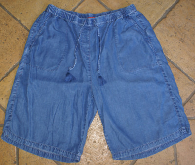 MARINA RINALDI Sport Bermuda blau Hose kurz Gr. 44 / XL NEU NP 129,--  