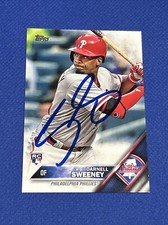 Darnell Sweeney Signed 2016 Topps autograph series 1 auto card #157 Rookie Rc