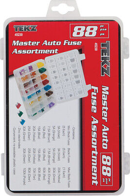 Titan TEKZ 88 PC Master Auto Fuse Assortment 45230 Fast Ship for 