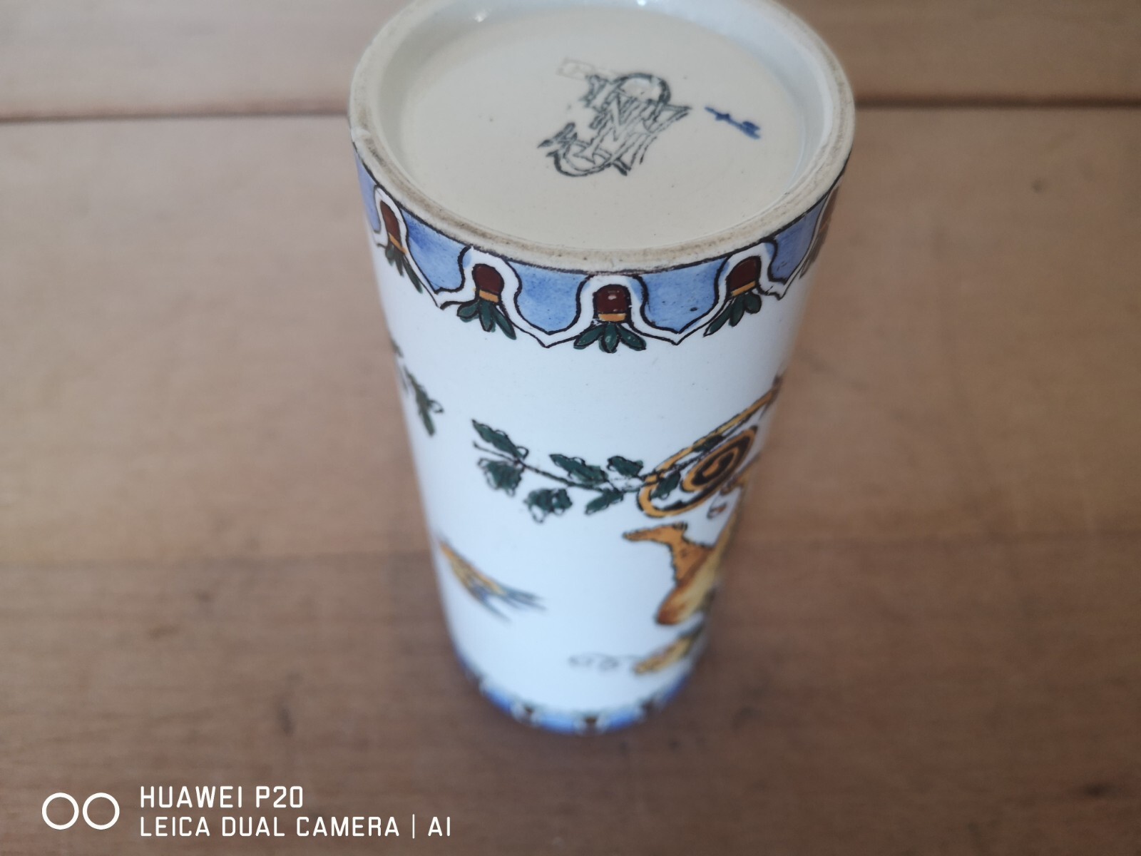 ancien petit vase rouleau GIEN modèle renaissance eBay