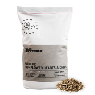 Old Potters Wildlife Sunflower Hearts & Chips, Attracts Birds & Wildlife