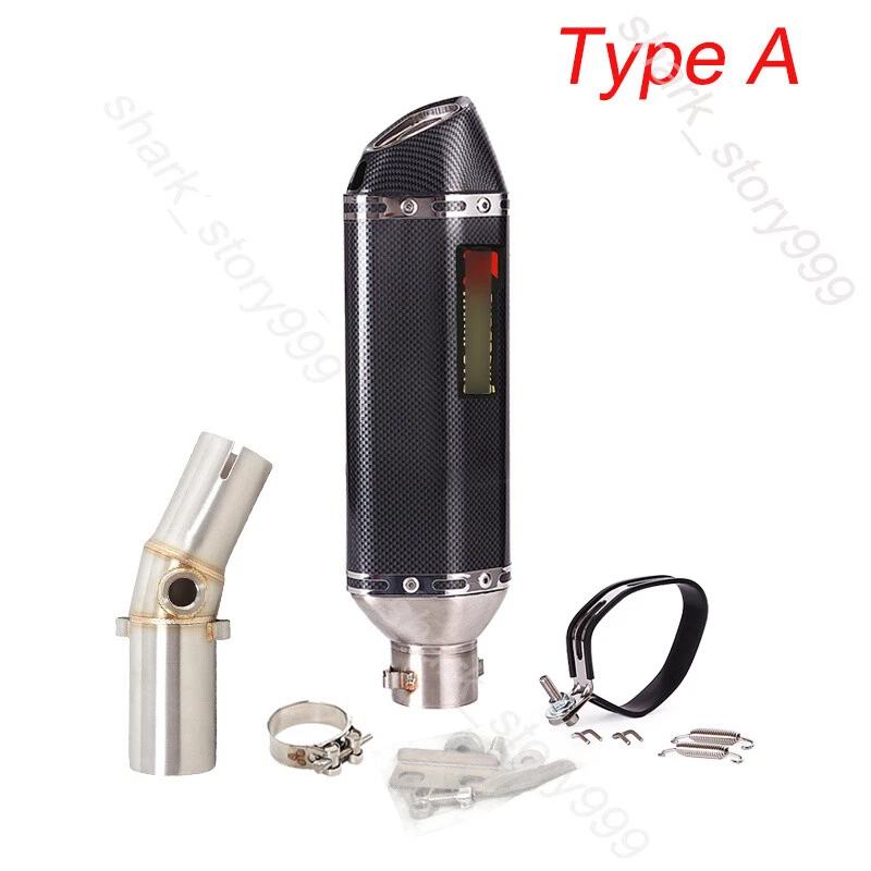 Silenciador negro sistema de escape antideslizante para Kawasaki ER6N/F Ninja 650 ER650 2006-11 Foto 3 de 4