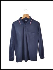 Valento Mens Black Knit Pullover Jumper Size M