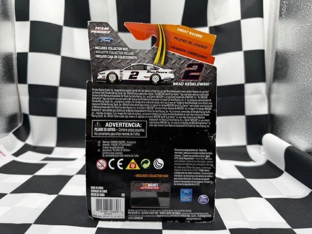 Nascar Authentics #2 Brad Keselowski Blue Deuce 1:64 Great Racers 2012 Diecast - Image 4 of 4