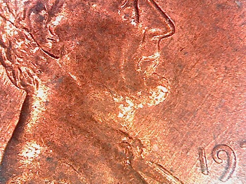 Blazing RD BU 1974 D Lincoln cent Error DDO- Uncirculated. 105 - Picture 3 of 8