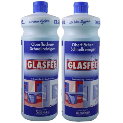 Dr. Schnell Glasfee 2 x 1 Liter Glas - und Oberflächenreiniger Set