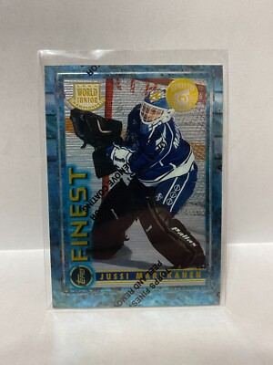 1994-95 Finest Super Team Winners #124 Jussi Markkanen WJC