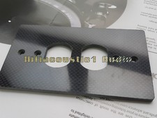 AC Power Duple Receptacles Wall socket Outlet Cover Plate  1x HiFi Carbon Fiber