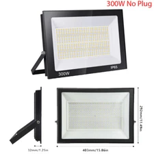 LED Flood Light 500W 300W 200W 100W 50W 30W 10W Outdoor Garden Lamp Spotlight