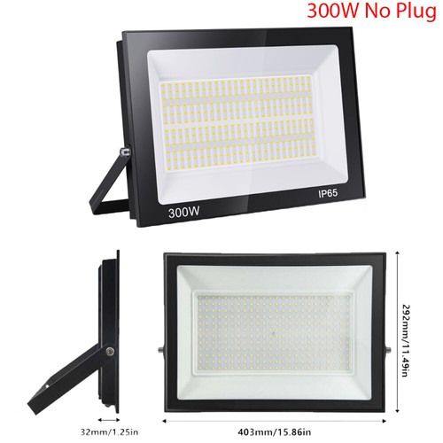 LED Flood Light 500W 300W 200W 100W 50W 30W 10W Outdoor Garden Lamp Spotlight - Picture 14 of 15