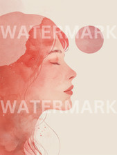 Digital Photo Image Abstract Woman Moon Picture Art Wallpaper Desktop