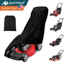 Waterproof Walk Behind Push Lawn Mower Cover Heavy Duty UV Protector Universal