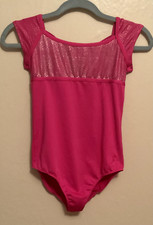 Future Star Capezio hot pink Gymnastics Leotard CL - Child Large