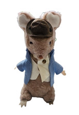 Beatrix Potter Vintage 1972 Plush/Stuffed Animal Johnny Town-Mouse by Eden Toys