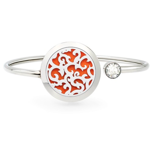 25mm  Rotatable Perfume Bangle Bracelet  Diffuser Essential Aromatherapy Locket - Picture 61 of 209