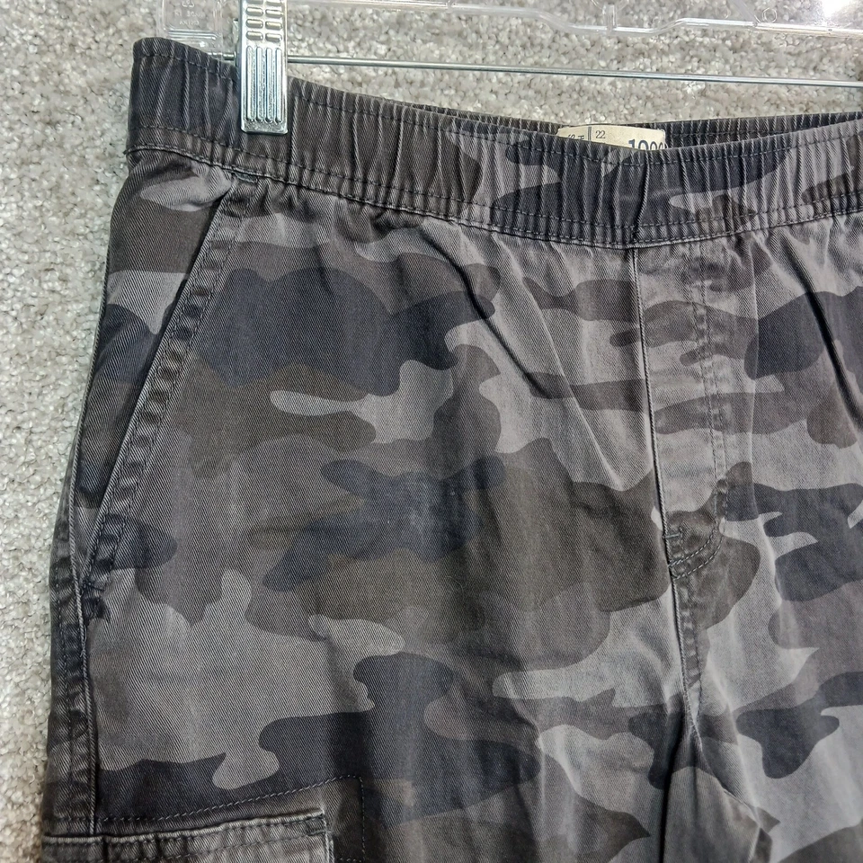 Pantalones Est 1989 Place Niños 16 Gris Husky Camuflados Bolsillo Carga Cintura Ajustable Camuflados Foto 3 de 4