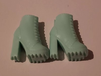 mint green boots