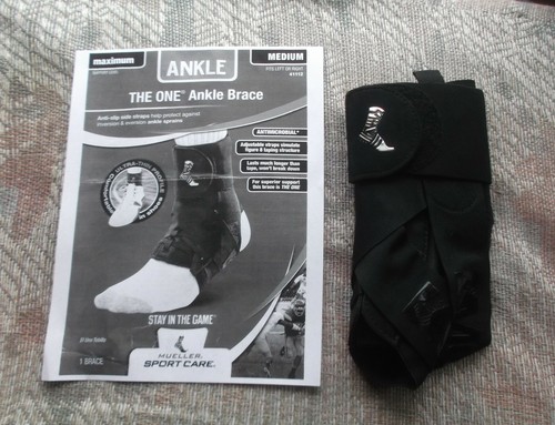 Mueller Sports Care - The ONE Ankle Brace/Black/Medium/41112/fits left or right