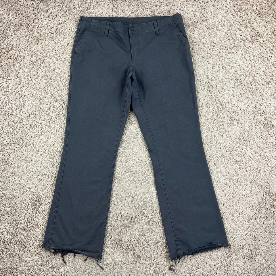 Pantalones chinos de tiro bajo con frente plano corte boot gris THE NORTH FACE para mujer 14 al aire libre Foto 2 de 4