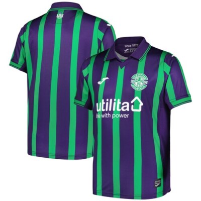 Hibernian Joma Football Third Shirt Jersey Youth 2024 Purple UK