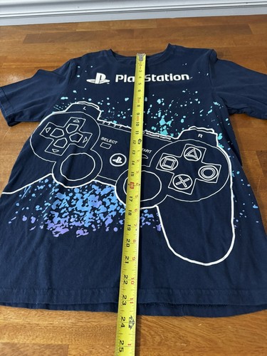 PlayStation dual shock 3 controller Graphic T-shirt Youth 2XL Gaming Video Games - Picture 3 of 5