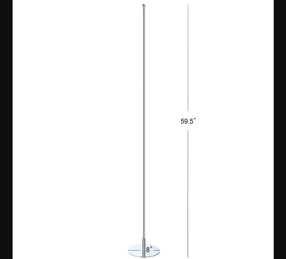 Iris 59.5 led best sale integrated floor lamp