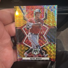 2022 Panini Mosaic - Ketel Marte #11 Choice Black Gold Mosaic Prizm /8