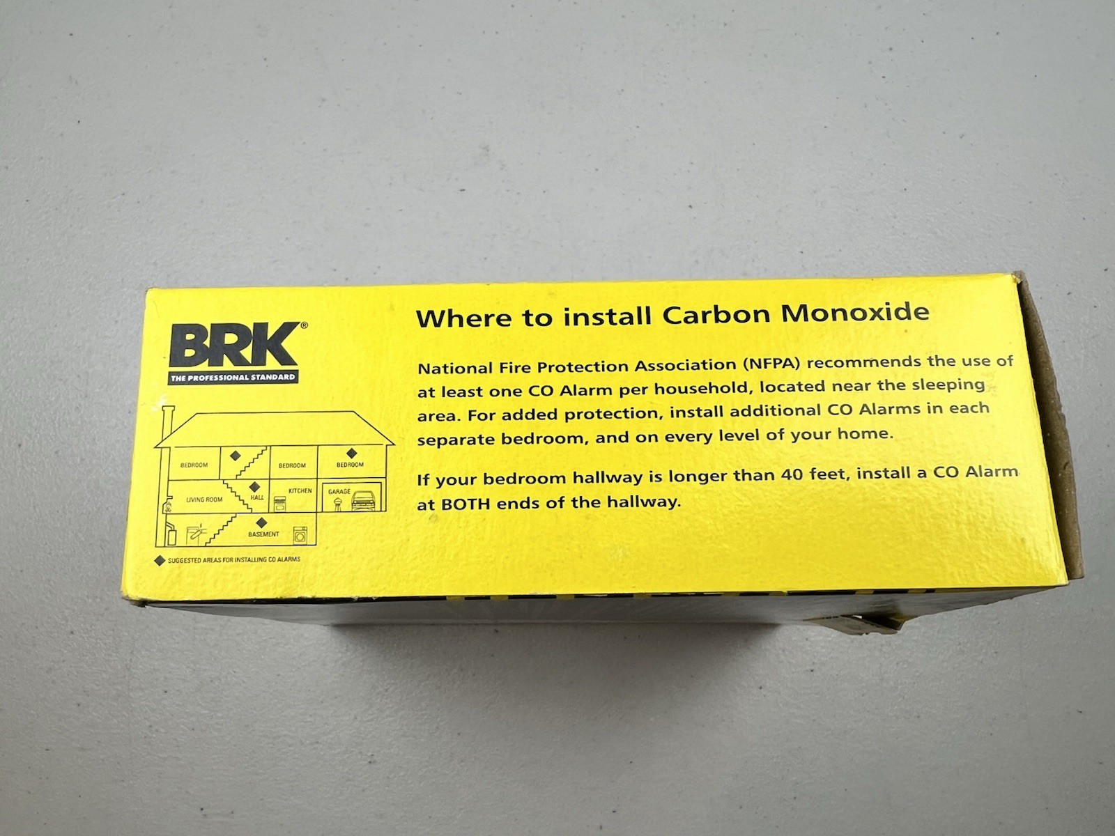 BRK Hard-Wired w/Battery Back-up Carbon Monoxide Detector CO5120BN Open Box
