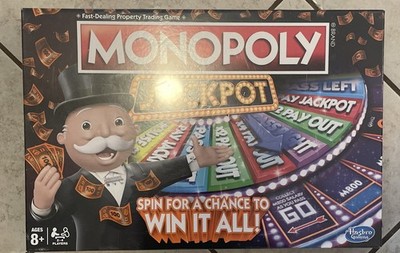 Monopoly Jackpot Board Game 2-4 Players Ages 8+ Family Game Hasbro sealed