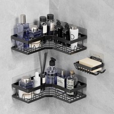 Corner Shower Caddy 3 Pack, Wall Mounted Stainless Steel Bathroom Organizer S...
