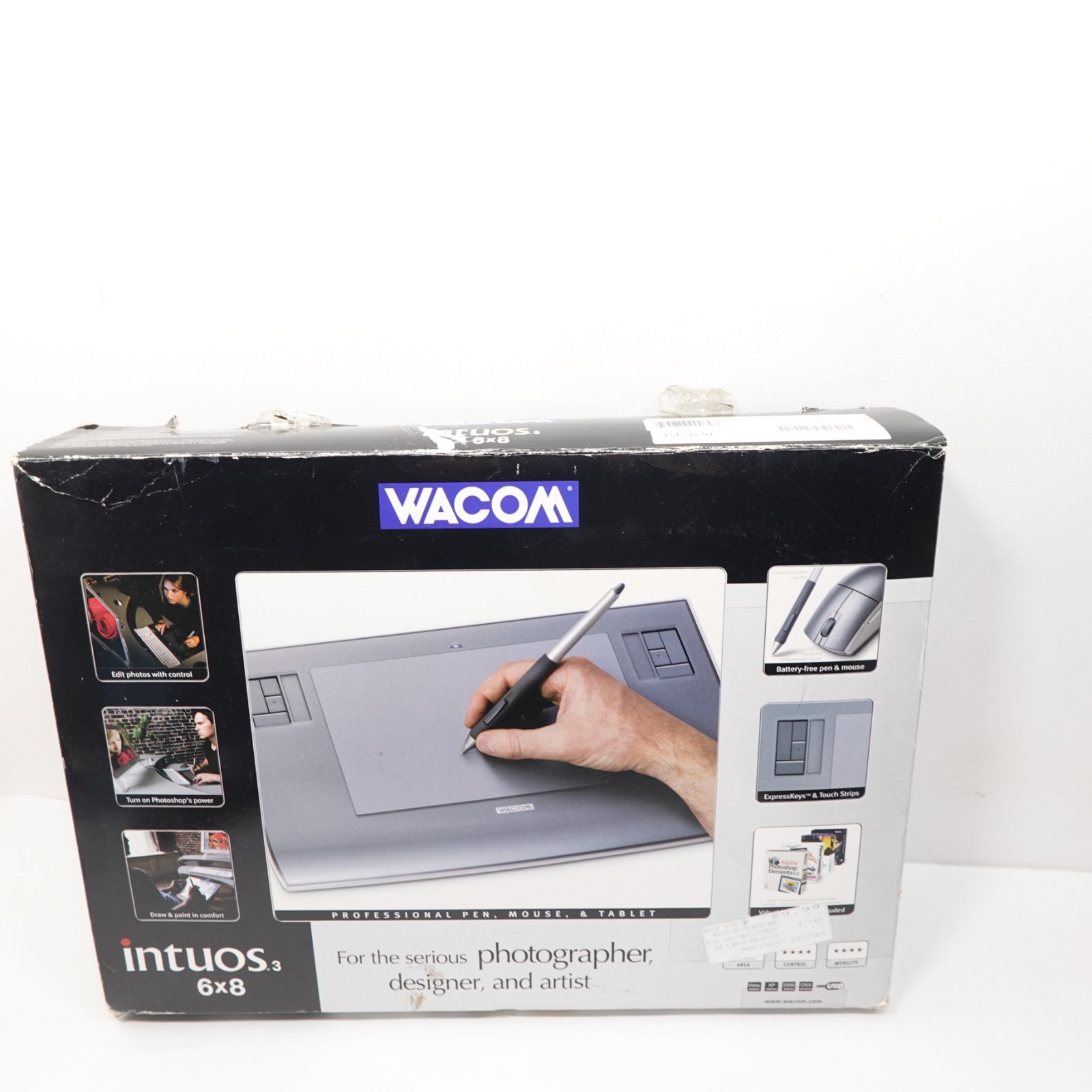 Wacom Intuos3  6"x 8" PTZ-630/G0-A Graphics Tablet with Pen and Mouse