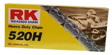  M520HD-114 (520 Series) 114-Links Standard Non O-Ring Chain with Connecting 