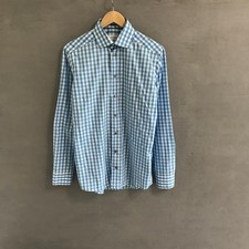 Men Eton shirt white cotton 36/S/44