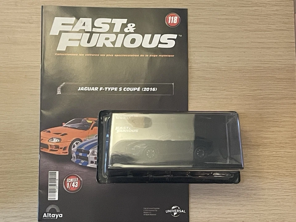 Jaguar F-Type Coupe S 2016 Deckard’s Car Altaya Fast & Furious F8 118 1/43 - Photo 2/4