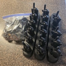 16 Motorola CLS 1110 Two-Way Radios/3 Charging Stations/14 Earpieces - UNTESTED