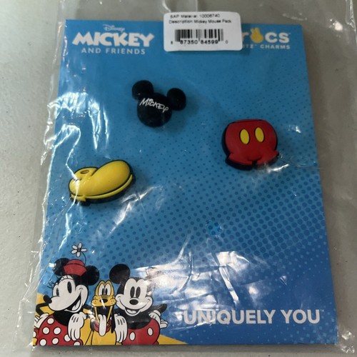 Disney Mickey Mouse & Friends Crocs Shoes Jibbitz Charms Pack NEW