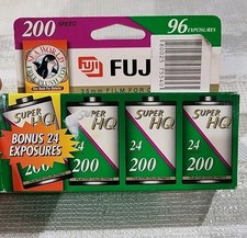 Fujifilm Super HQ 200 35mm film, 24 exposures, 4 Unopened Film Exposures Expired