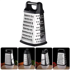Stainless Steel Box Grater 4 Sided Cheese Grater Kitchen Food Vegetable Shredder